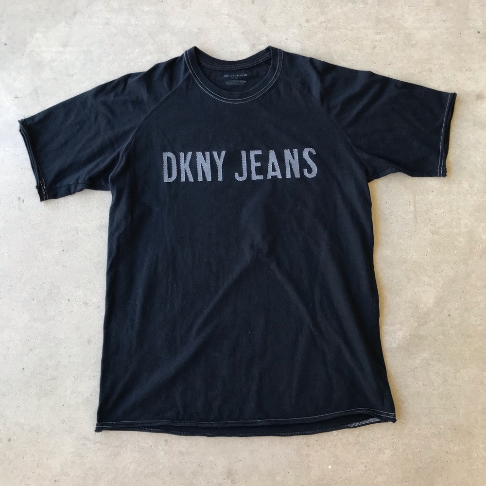 Vintage DKNY Jeans contrast stitch t shirt